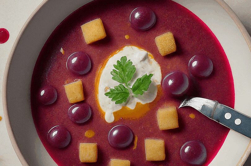 Kirschsuppe mit Klößen – Kirschsupp mit Kluet
