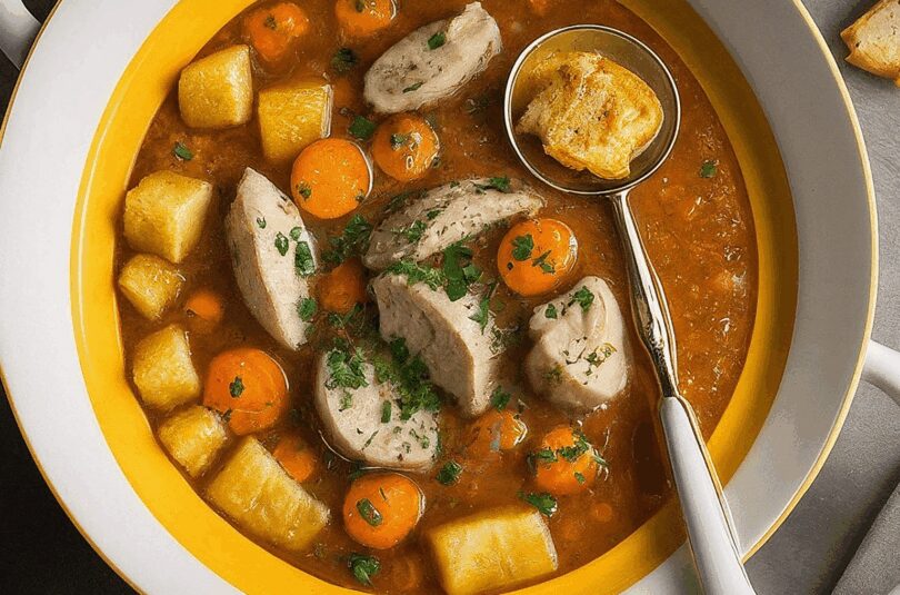 Klassische Hühnersuppe mit Hühnerklein