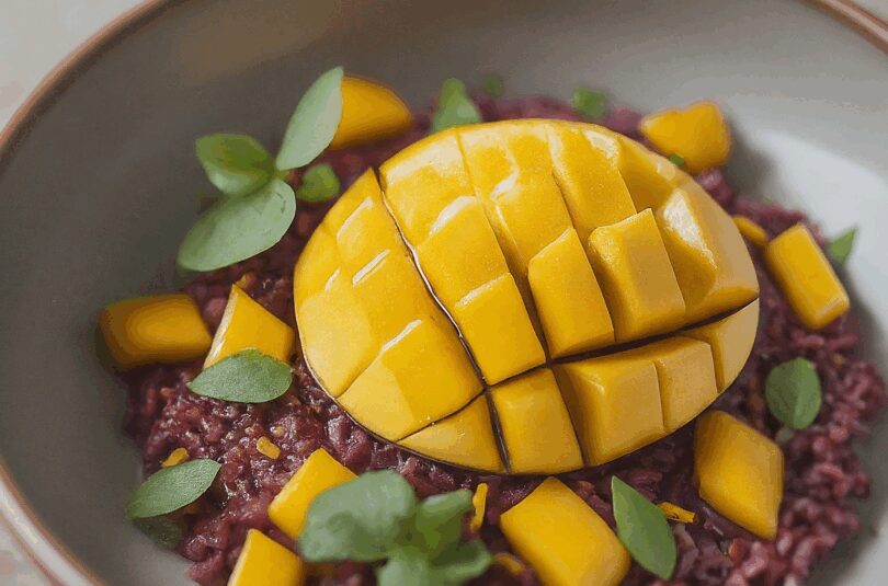 Klebreis – Sticky Rice mit Mango