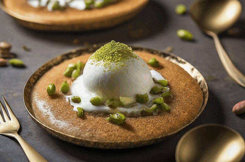 Knafeh mit Eis – Der orientalische Genuss