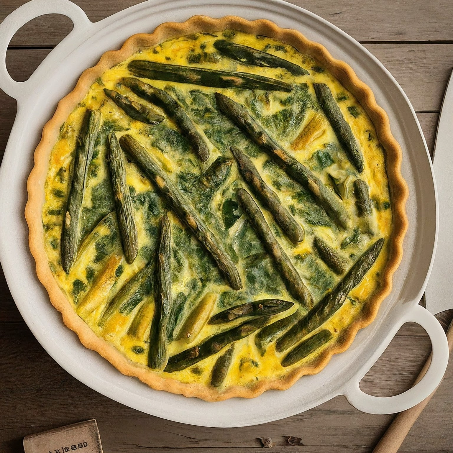 Knusprige-Spargelquiche Knusprige Spargelquiche