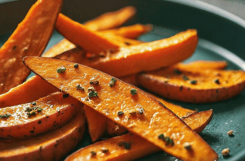 Knusprige-Suesskartoffel-Wedges Knusprige Süßkartoffel Wedges