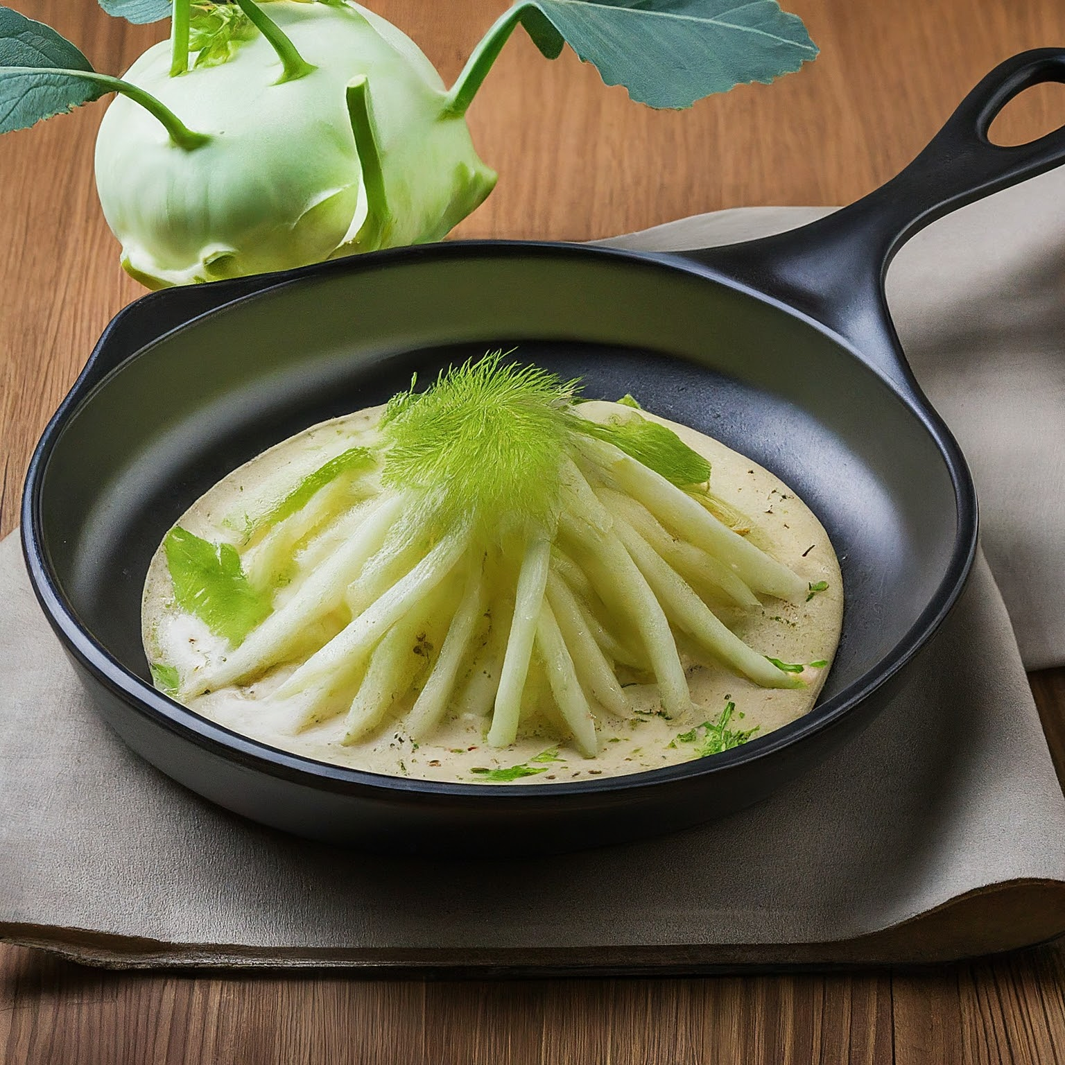 Kohlrabi-Zubereiten-–-Kohlrabigemuese-mit-heller-Sauce Kohlrabi Zubereiten – Kohlrabigemüse mit heller Sauce