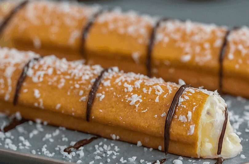 Lambadaschnitten – Der cremige Kokos-Schoko-Traum