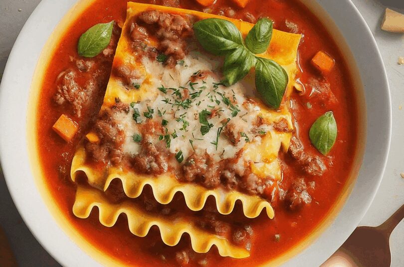 Lasagnesuppe – Schnell und einfach