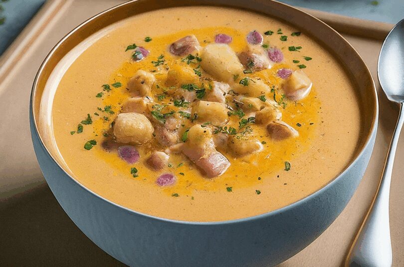 Lauchcremesuppe – cremig und fein