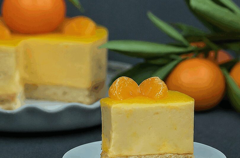 Mandarinen Schmand Torte – Schmand Pudding Mandarinen Torte