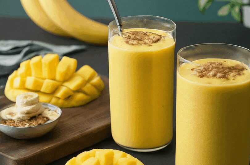 Mango Smoothie Rezept – Mango Bananen Smoothie