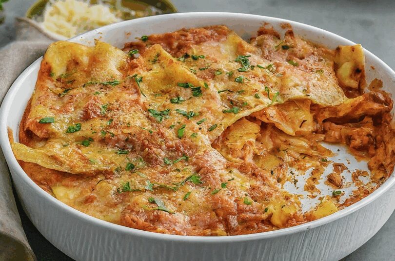 Maultaschen Auflauf Rezept – Maultaschenauflauf nach Italienischer Art