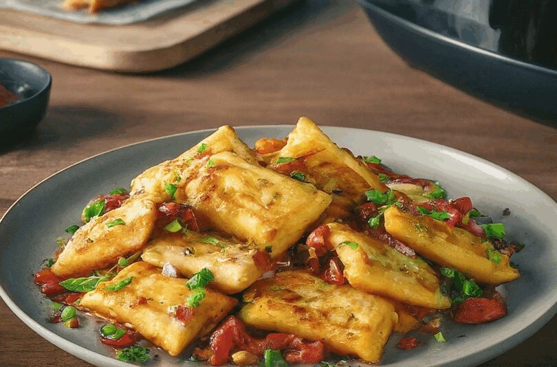Maultaschen Heißluftfritteuse – Maultaschen Auflauf Aus Dem Airfryer