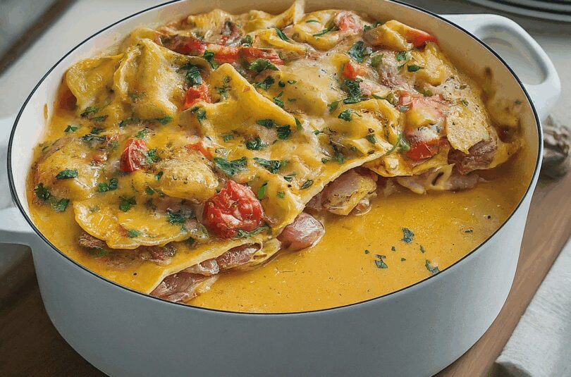 Maultaschenauflauf – Italienischer Art
