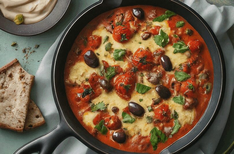 Mediterrane Pfanne aus dem Ofen