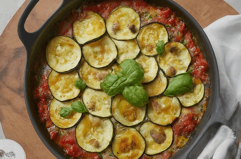 Mediterrane Zucchini-Pfanne