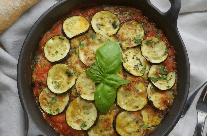 Mediterrane Zucchini Pfanne