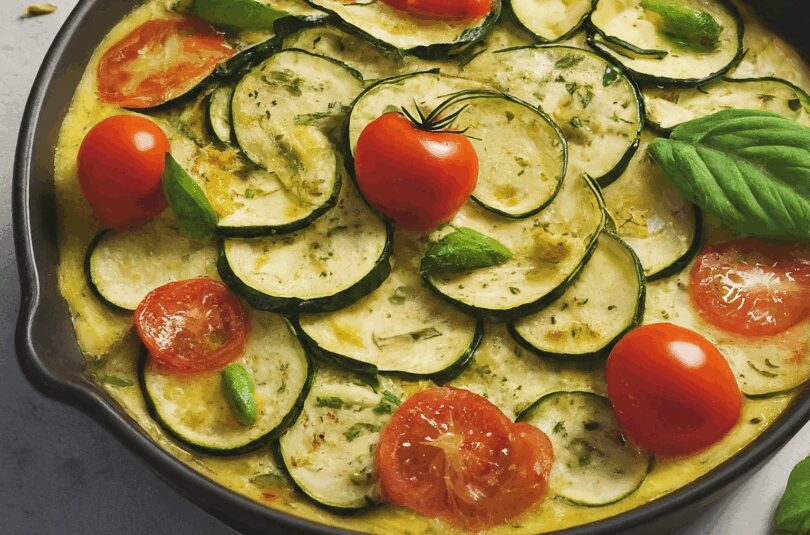 Mediterrane Zucchini Pfanne