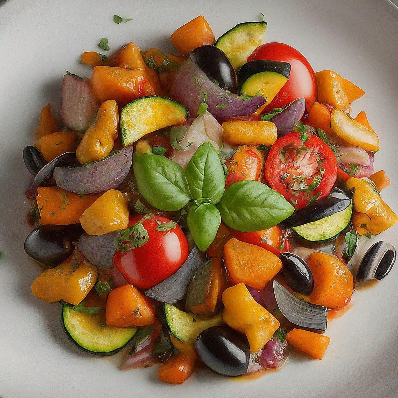 Mediterraner-Gemueseauflauf Mediterraner Gemüseauflauf