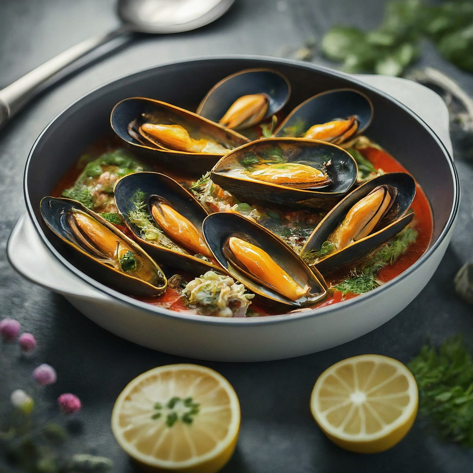 Mejillones-–-Muscheln-nach-Marinera-Art Mejillones – Muscheln nach Marinera-Art