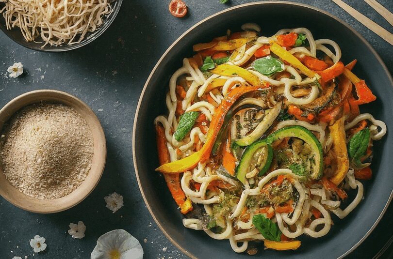 Mie Nudeln Rezept – Asiatische Mie Nudeln Mit Gemüse Gebraten