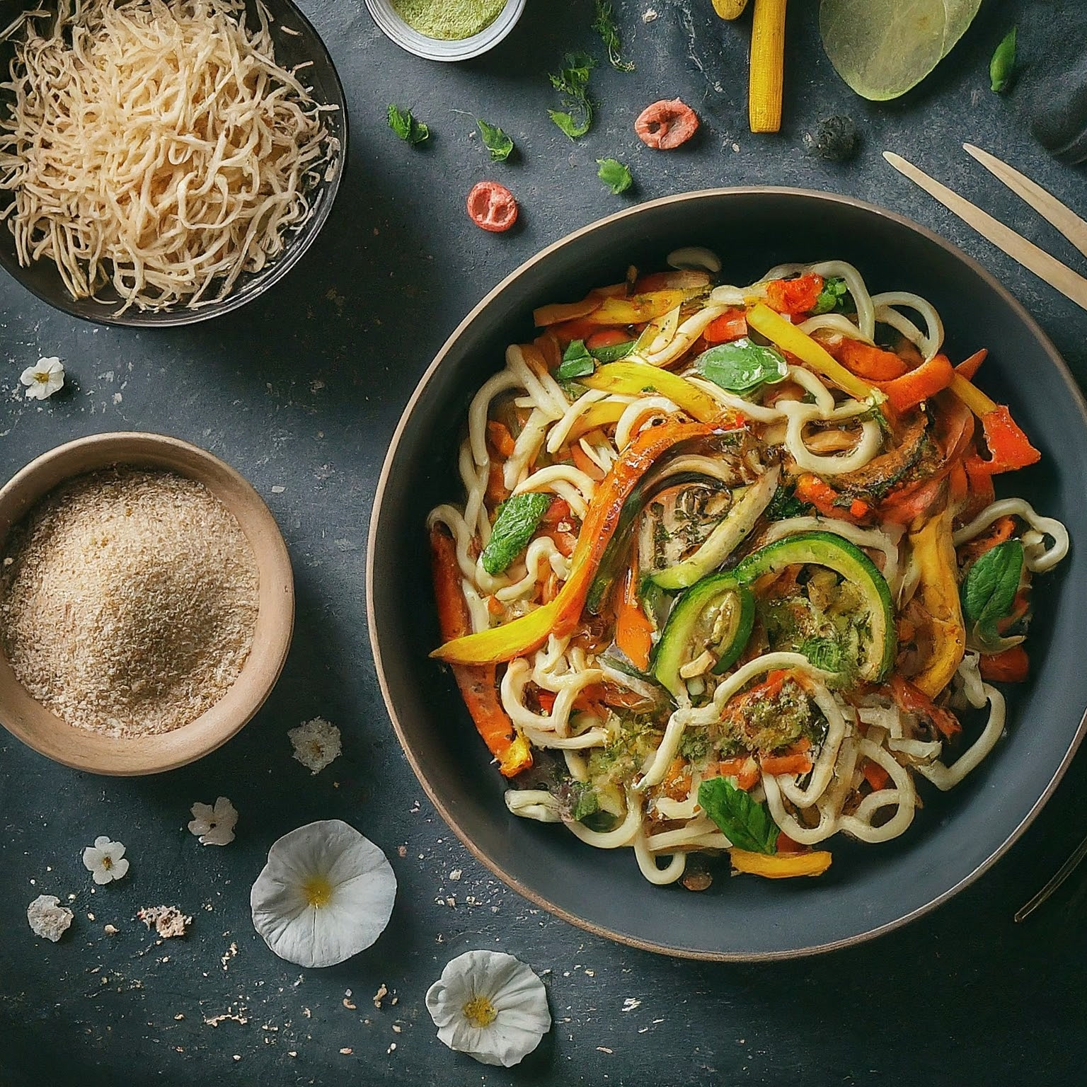 Mie-Nudeln-Rezept-–-Asiatische-Mie-Nudeln-Mit-Gemuese-Gebraten Mie Nudeln Rezept – Asiatische Mie Nudeln Mit Gemüse Gebraten