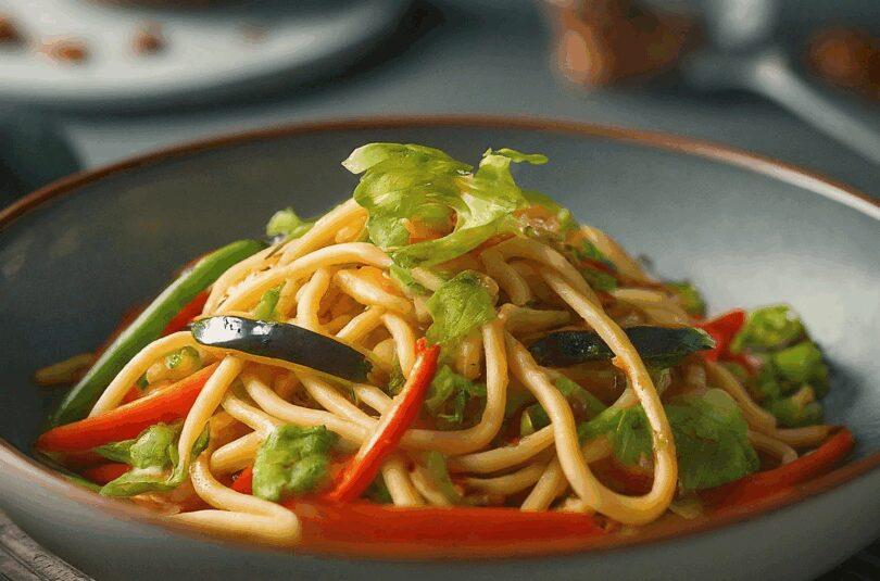 Mii Nudeln – Asiatische Mie Nudeln Mit Gemüse Gebraten