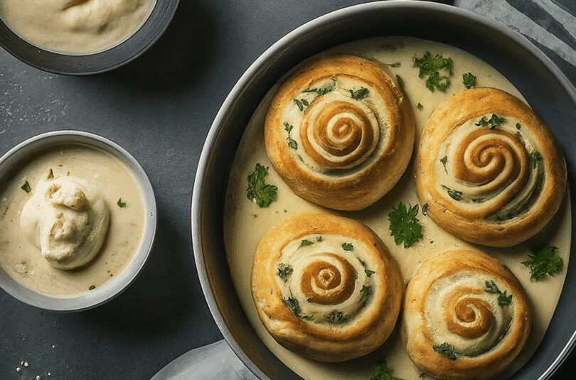 Mohnschnecken Rezept – Saftige Mohnschnecken mit Hefeteig (ohne Rosinen)