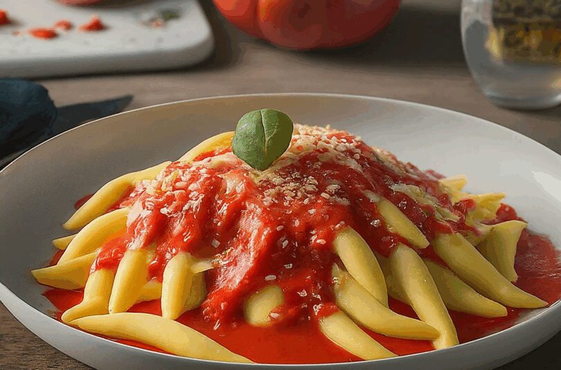 Nudeln mit Tomatensauce – Einfach & Schnell