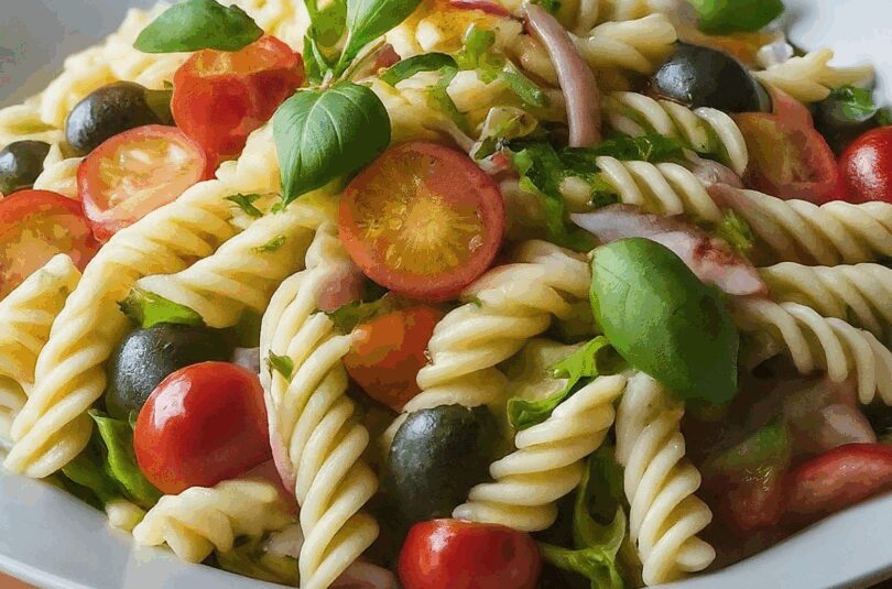 Nudelsalat auf Italienisch