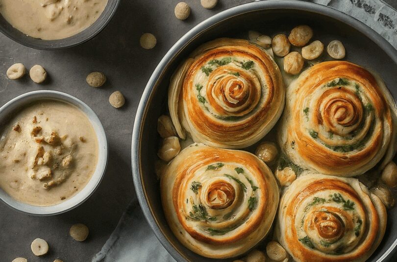 Nussschnecken Rezept – Saftige Hefe Nuss Schnecken