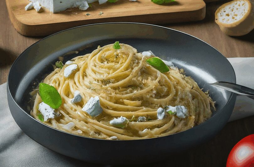 Ofen Feta Pasta – cremige Ofenspaghetti mit Feta