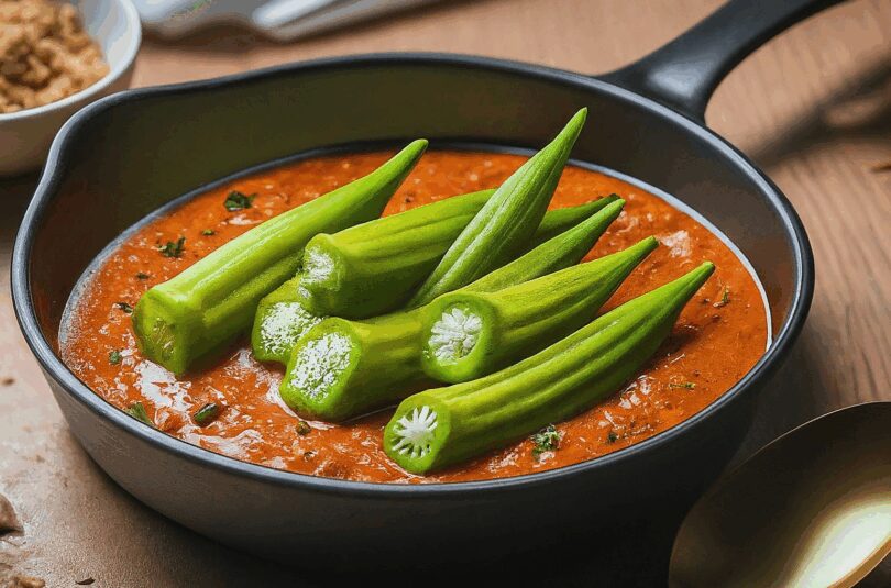 Okraschoten – Marokkanisches Rindsragout mit Okraschoten