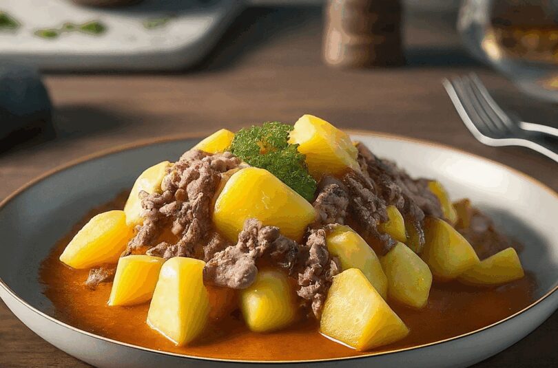 Omas Kartoffelauflauf mit Hackfleisch