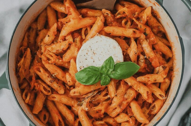 One Pot Pasta Ofen – Die Cremigste One Pot Ofen Tomate Mozzarella Pasta