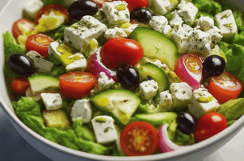 Original Griechischer Salat Dressing – Griechischer Bauernsalat