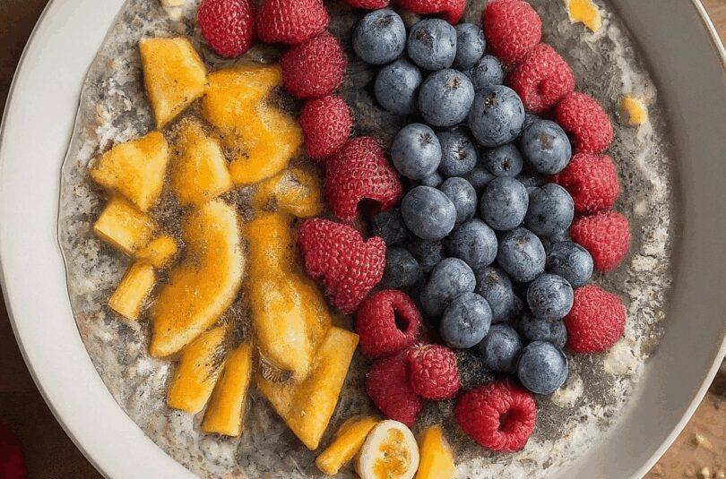 Overnight-Oats-mit-Chia-–-Overnight-Oats-mit-Obst-und-Chiasamen Overnight Oats mit Chia – Overnight Oats mit Obst und Chiasamen