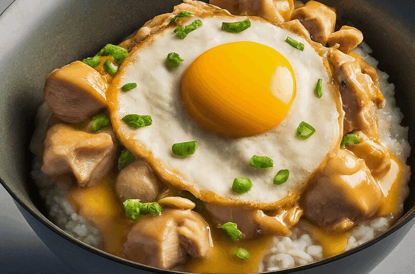 Oyakodon – Japanisches Hühnchen-Ei-덮밥