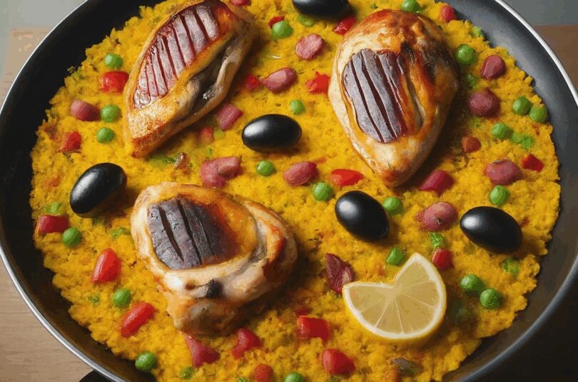 Paella Rezept Original Mit Huhn – Hähnchen Paella