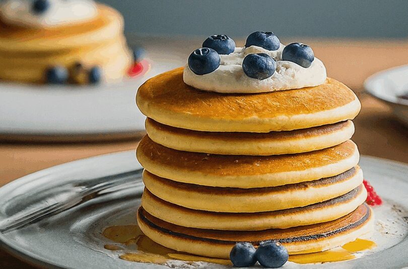 Pancakes-Mit-Buttermilch-–-Fluffy-Buttermilk-Pancakes Pancakes Mit Buttermilch – Fluffy Buttermilk Pancakes