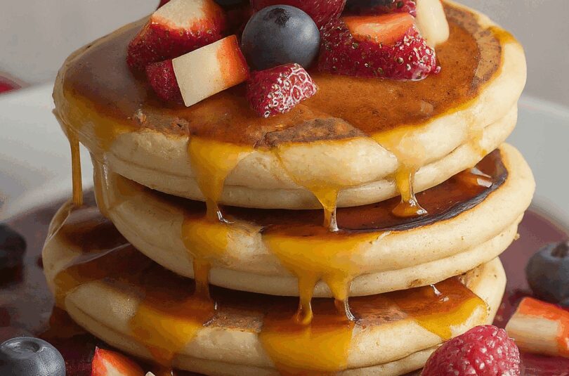 Pancakes-Rezept-–-Amerikanische-Pancakes Pancakes Rezept – Amerikanische Pancakes