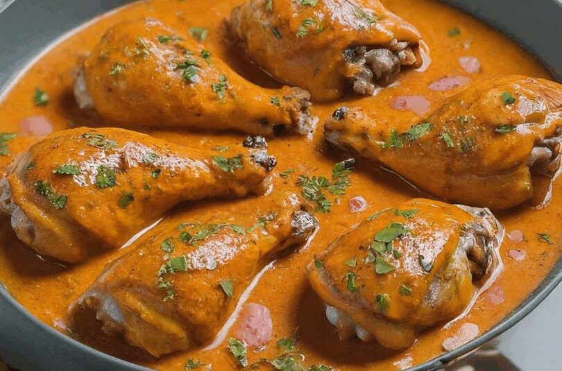 Paprika Hähnchen Ofen – Paprika Sahne Hähnchen