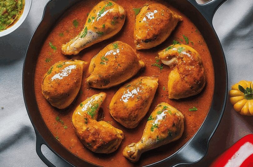 Paprika Hähnchen – Paprika Sahne Haehnchen