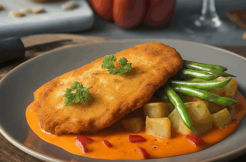 Paprika Schnitzel – Schnitzel in Paprika Rahmsauce