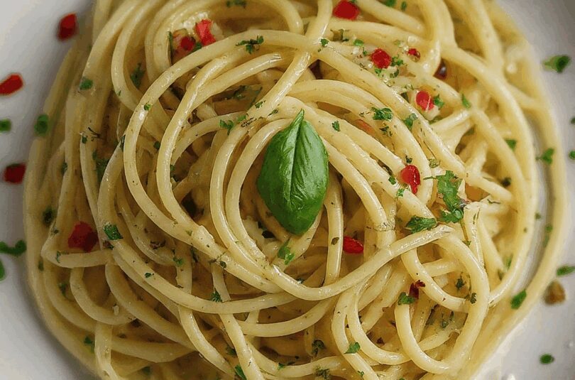 Pasta Aglio e Olio – Spaghetti Aglio Olio e Peperoncino