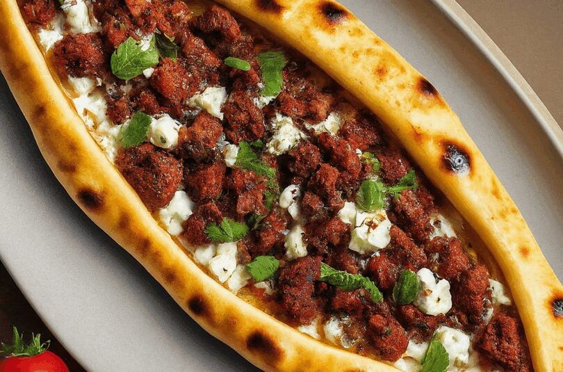 Pide Teig – Türkische Pide mit Käse und Sucuk