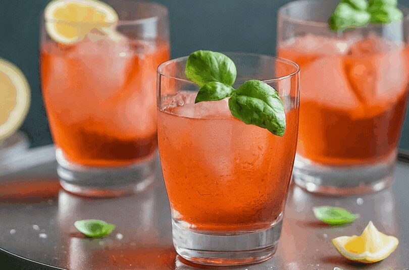 Rosato Spritz – Rosato Mio, Prosecco, Ramazotti & Basilikum