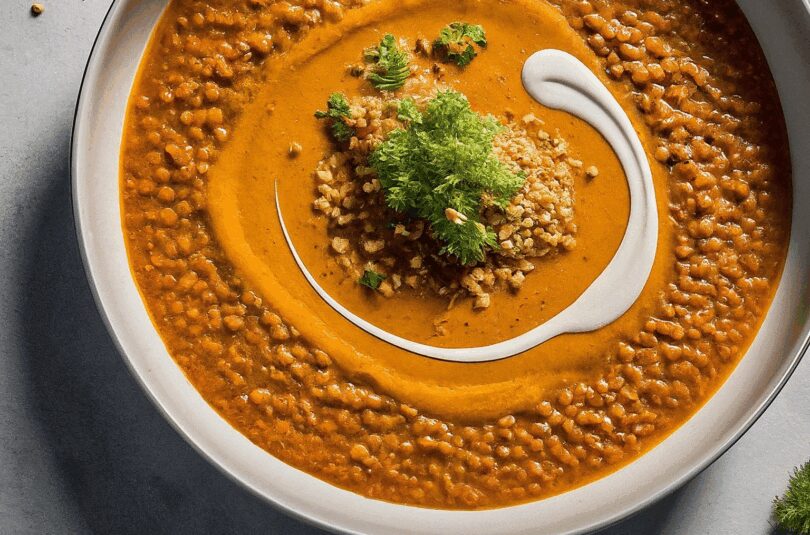 Rote Linsen Curry Suppe – Rote Linsen Kokos Suppe