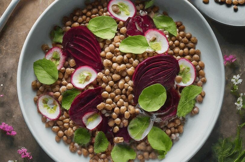 Roter Linsen Salat mit Roter Bete – Nährwerte im Blick