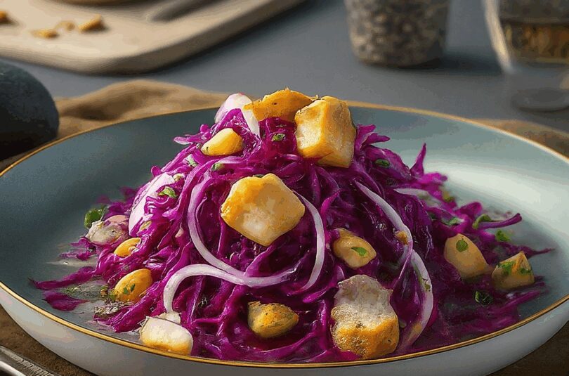 Rotkohlsalat Rezept – Schneller Rotkohlsalat