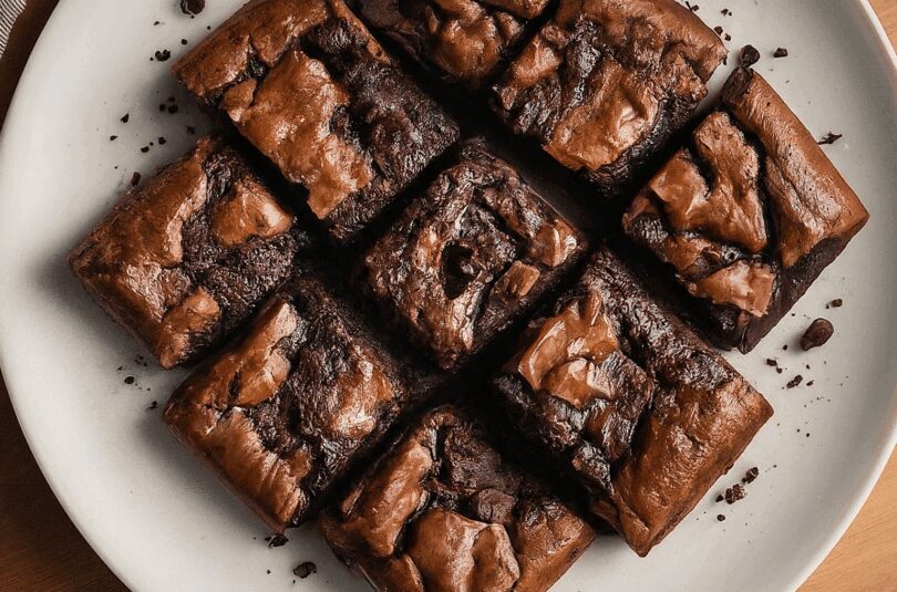 Saftige Kichererbsen Brownies