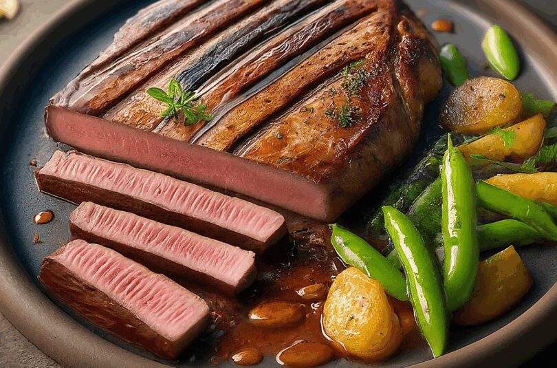 Saftiges Nackensteak vom Grill