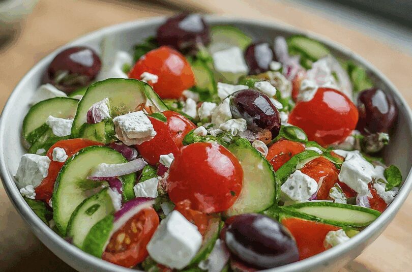 Salat mit Kritharaki – Griechischer Kritharaki Salat